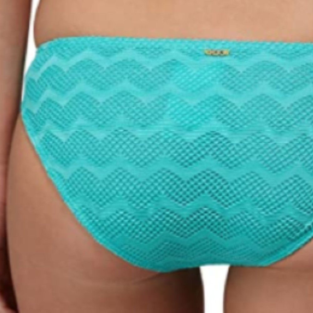 Roxy Size Small 70s LOWRIDER TIE SIDE Light Jade New Women's Bikini Bottom - Picture 11 of 13